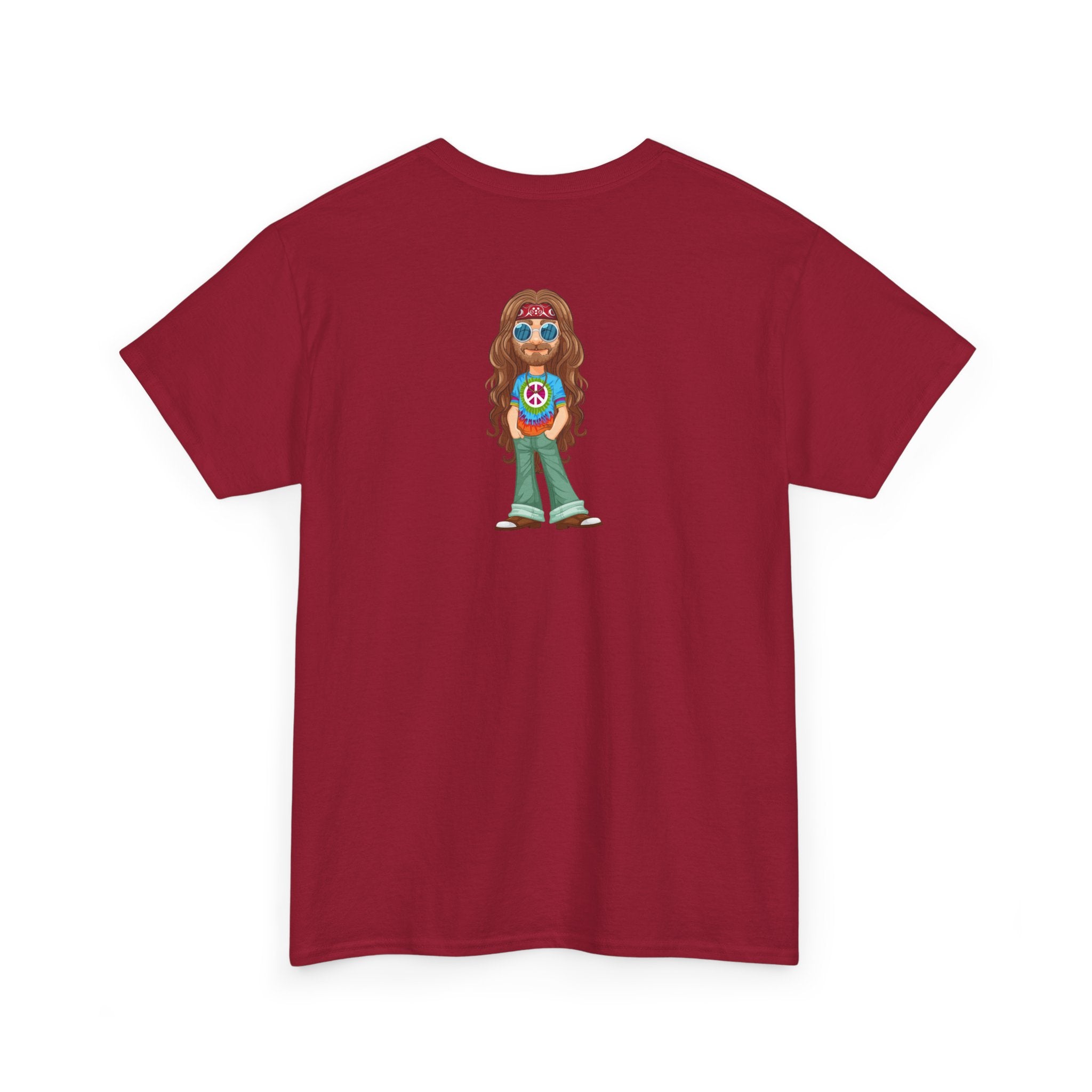 Tie-Dye Hippie Character T-Shirt - Heat Mess