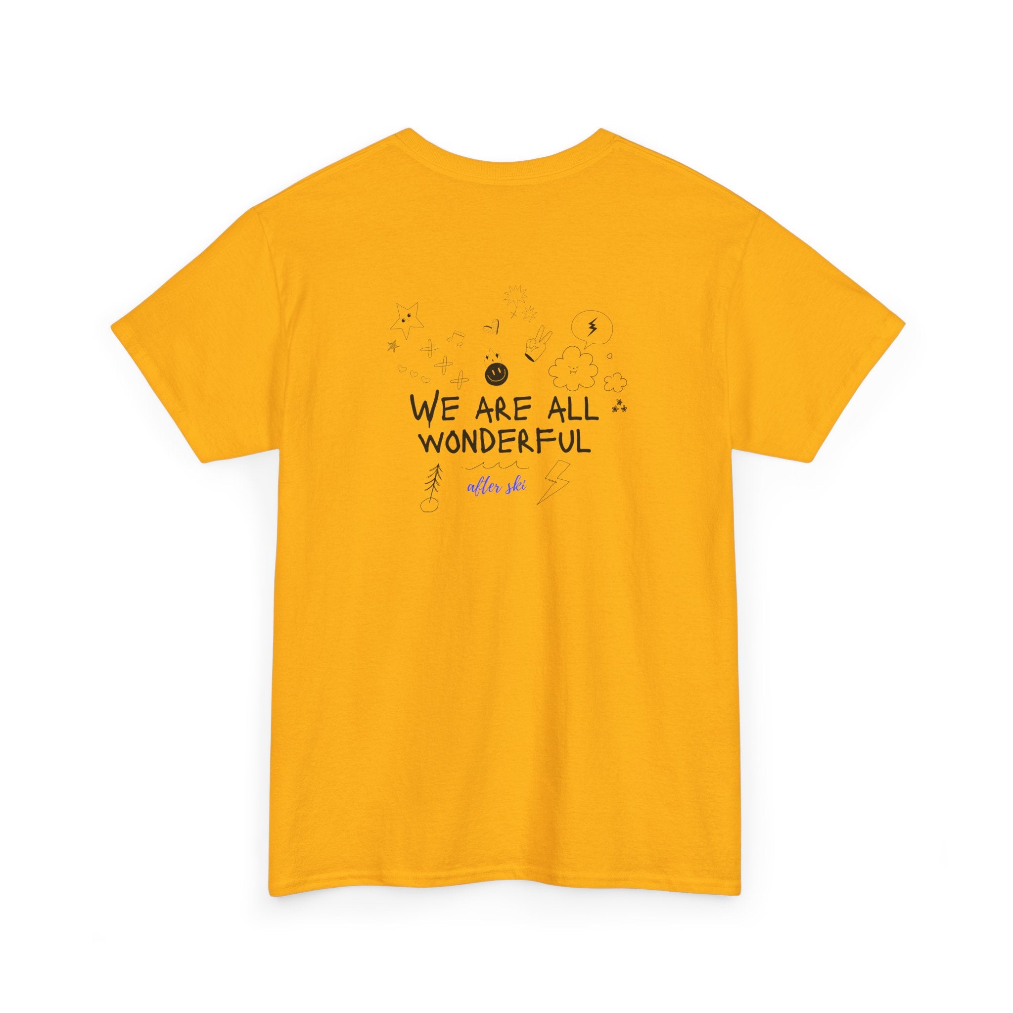 "We Are All Wonderful" Positive Message T-Shirt - Heat Mess