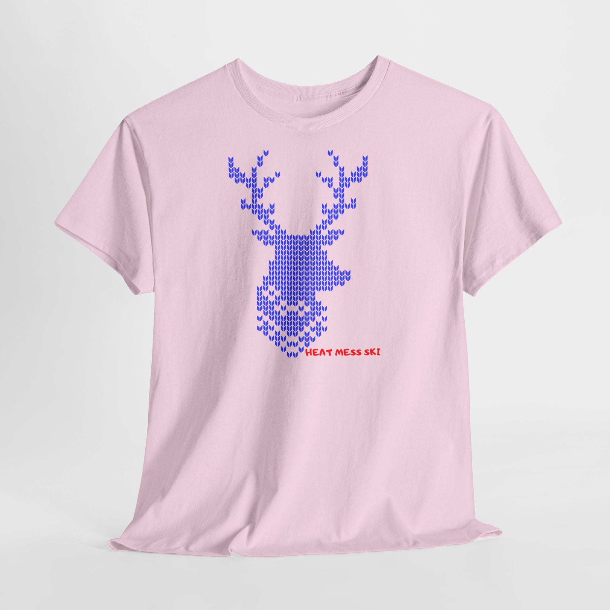 Reindeer Ski T-Shirt - Heat Mess