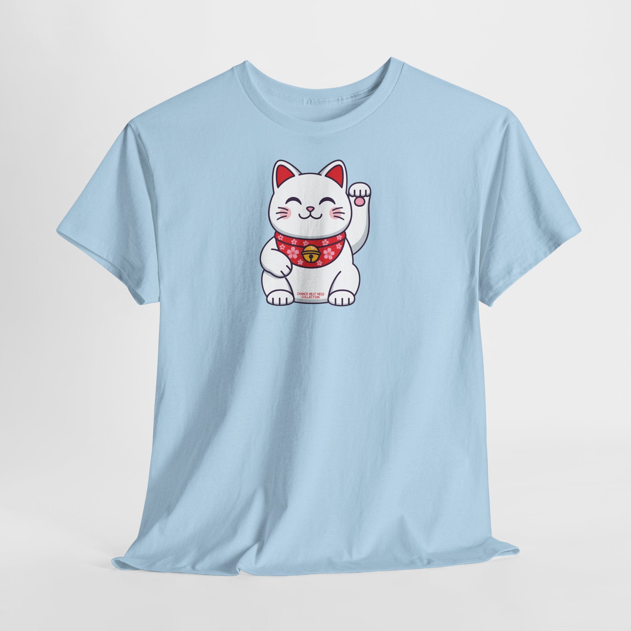 Japanese Good Luck Cat T-Shirt - Heat Mess