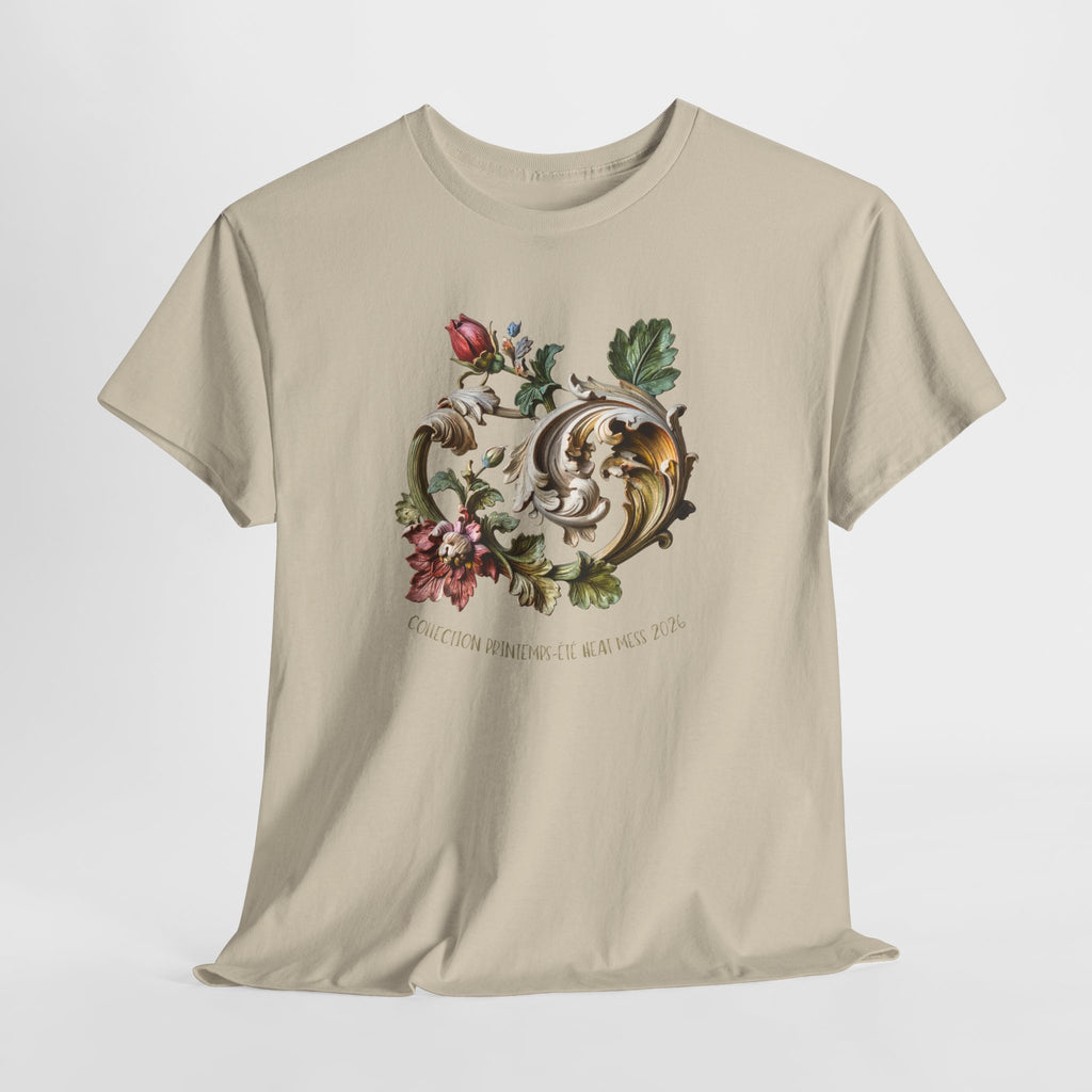 Floral Baroque T-Shirt - Heat Mess