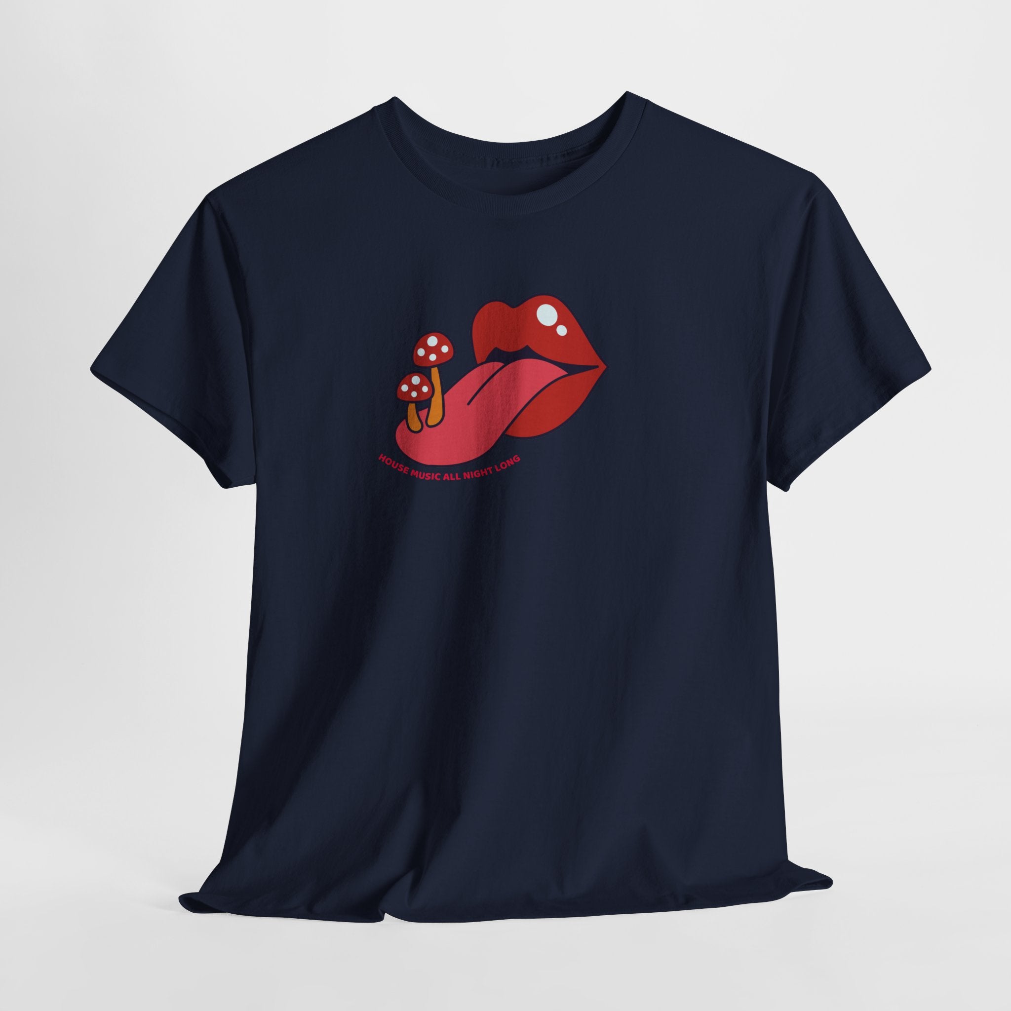 Red Lips & Mushroom Tongue T-Shirt