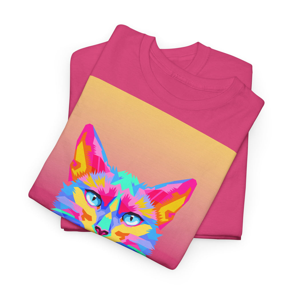 Pop Art Cat T-Shirt - Heat Mess