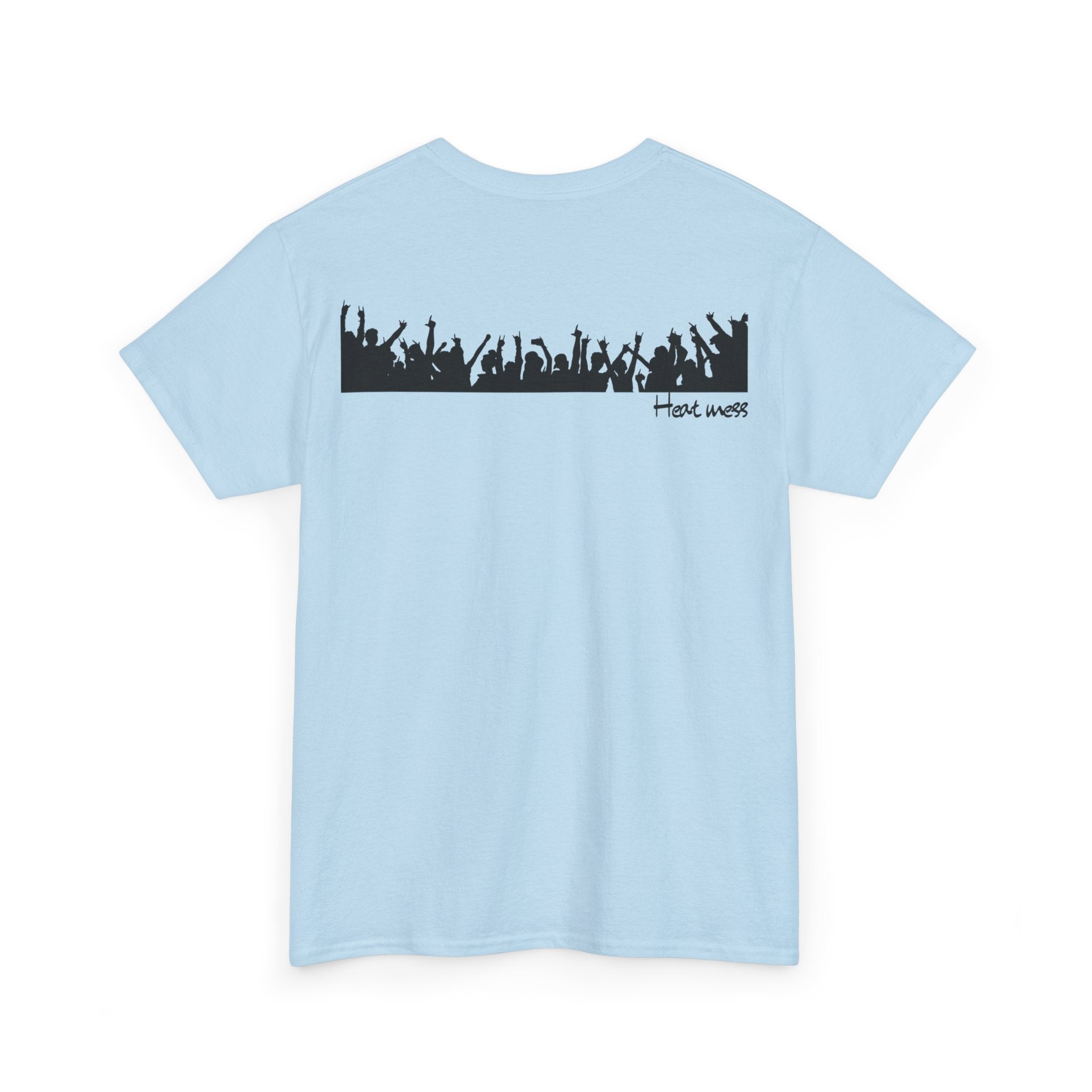Concert Crowd Silhouette T‑Shirt - Heat Mess