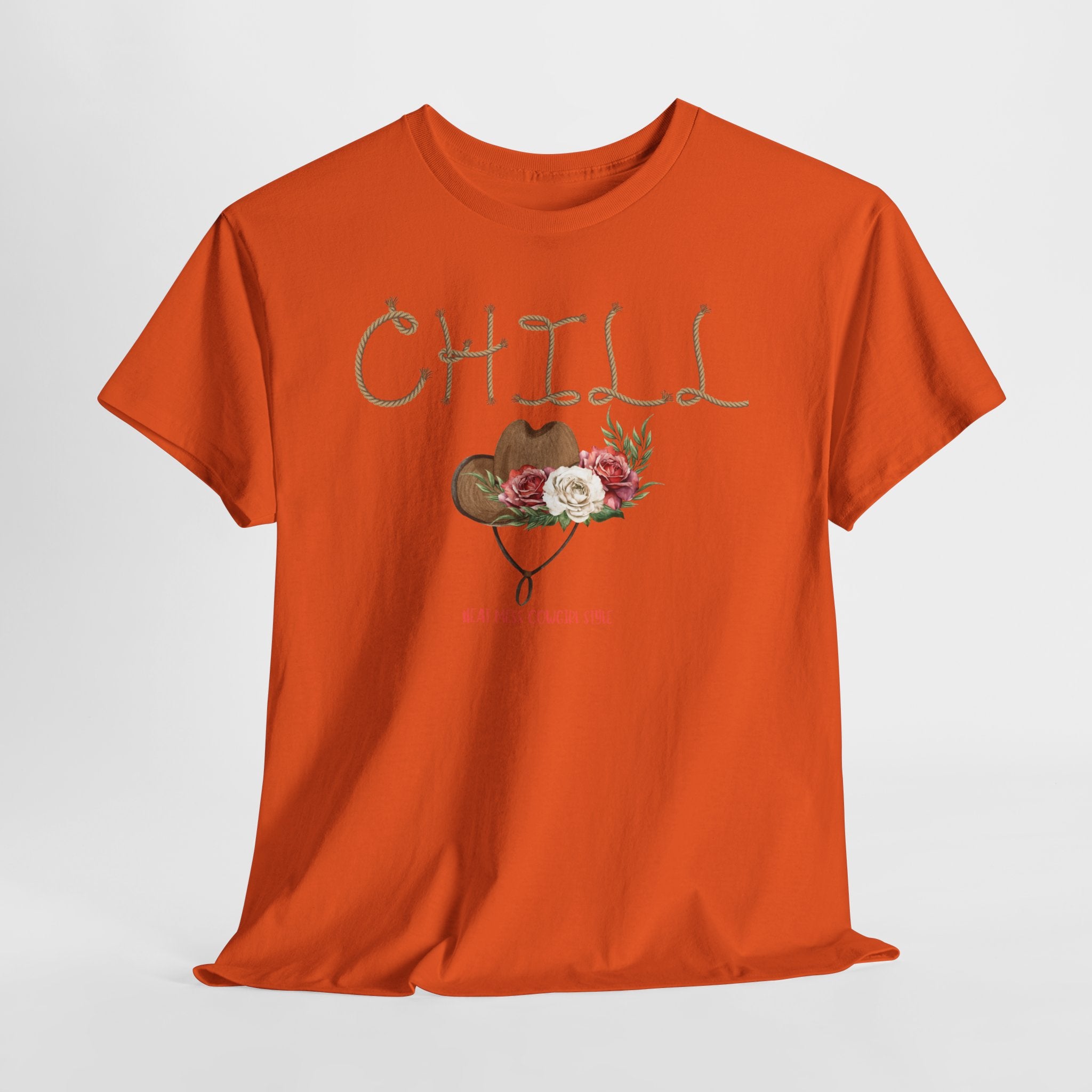 CHILL Floral Western T-Shirt - Heat Mess