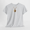 Gold Pendant Necklace T-Shirt - Heat Mess