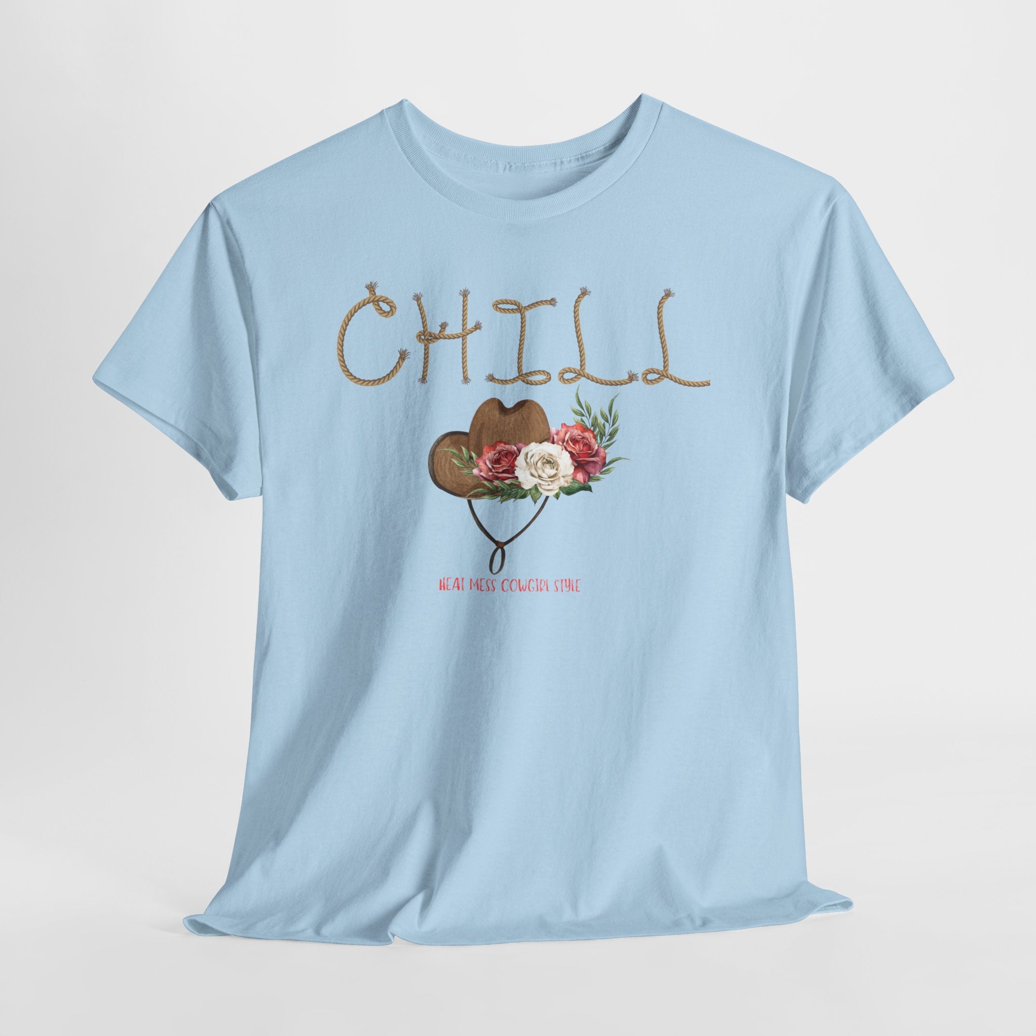 CHILL Floral Western T-Shirt - Heat Mess