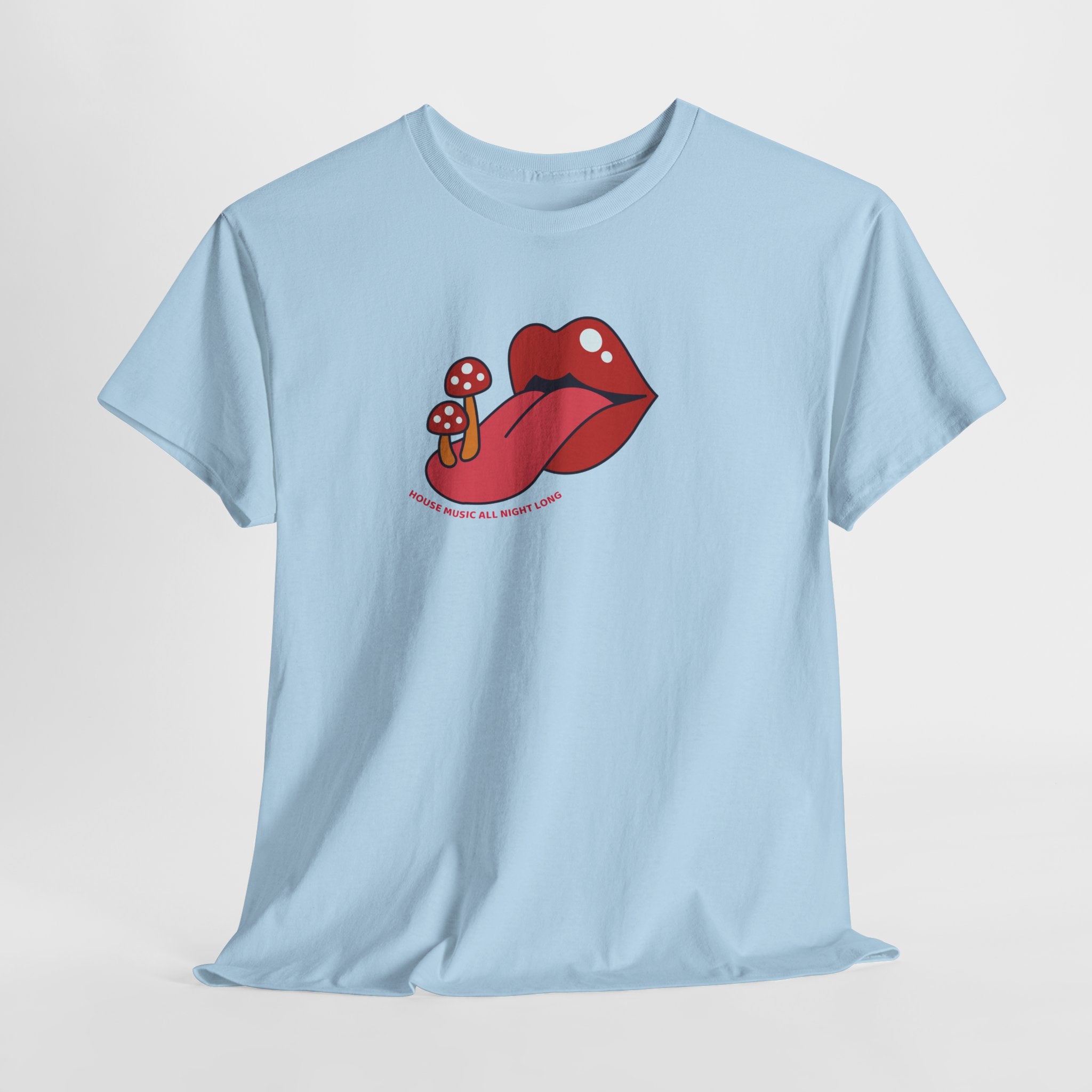 Red Lips & Mushroom Tongue T-Shirt