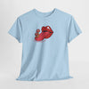 Red Lips & Mushroom Tongue T-Shirt