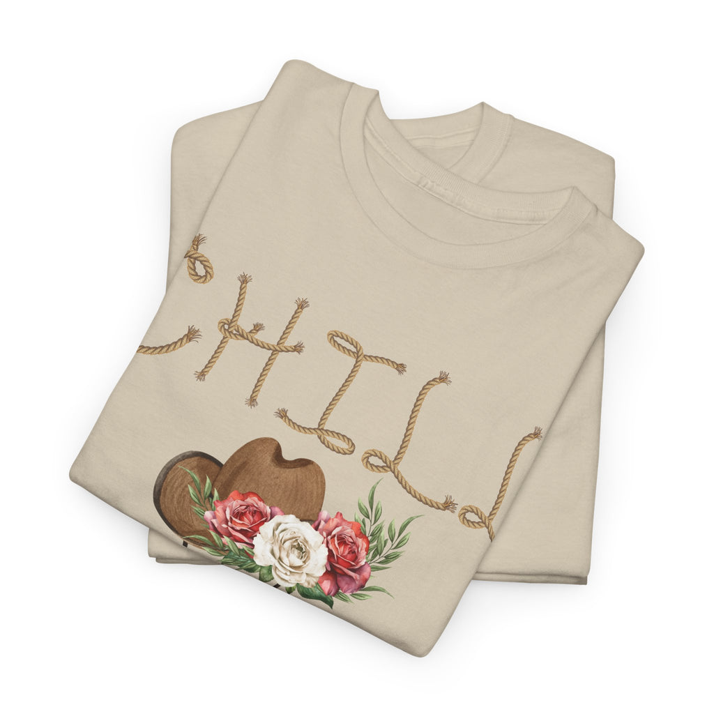 CHILL Floral Western T-Shirt - Heat Mess
