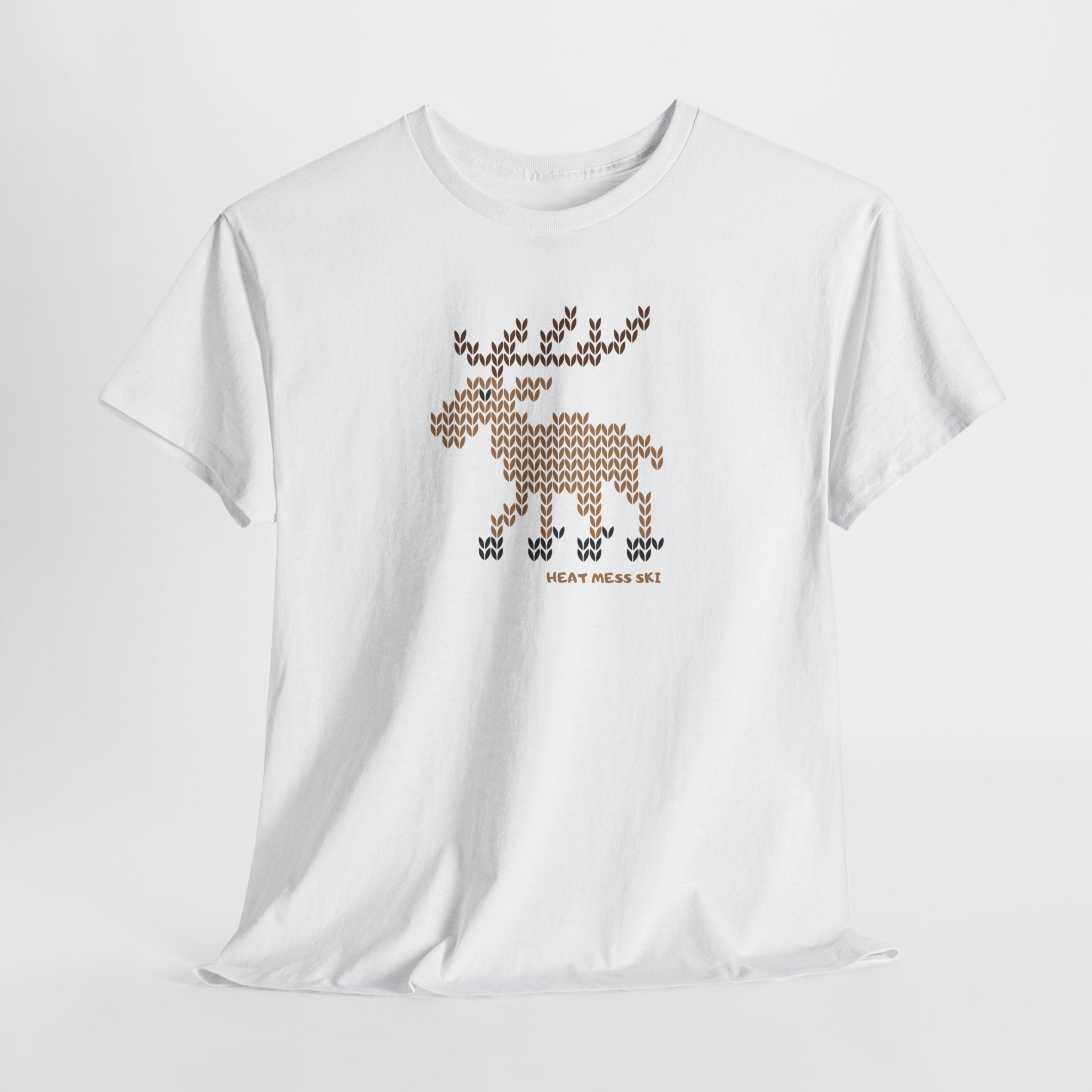 Reindeer Ski T-Shirt - Heat Mess