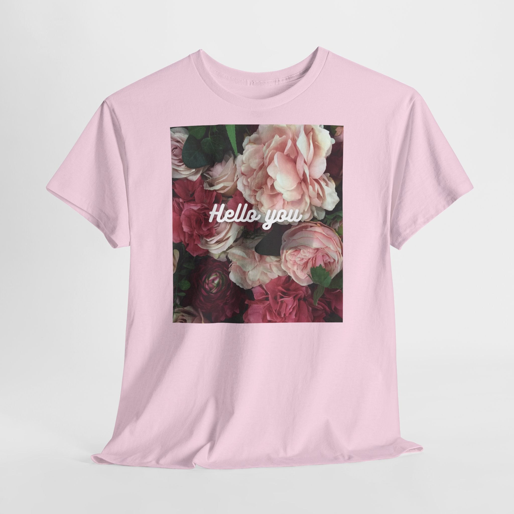Floral "Hello You" T-Shirt