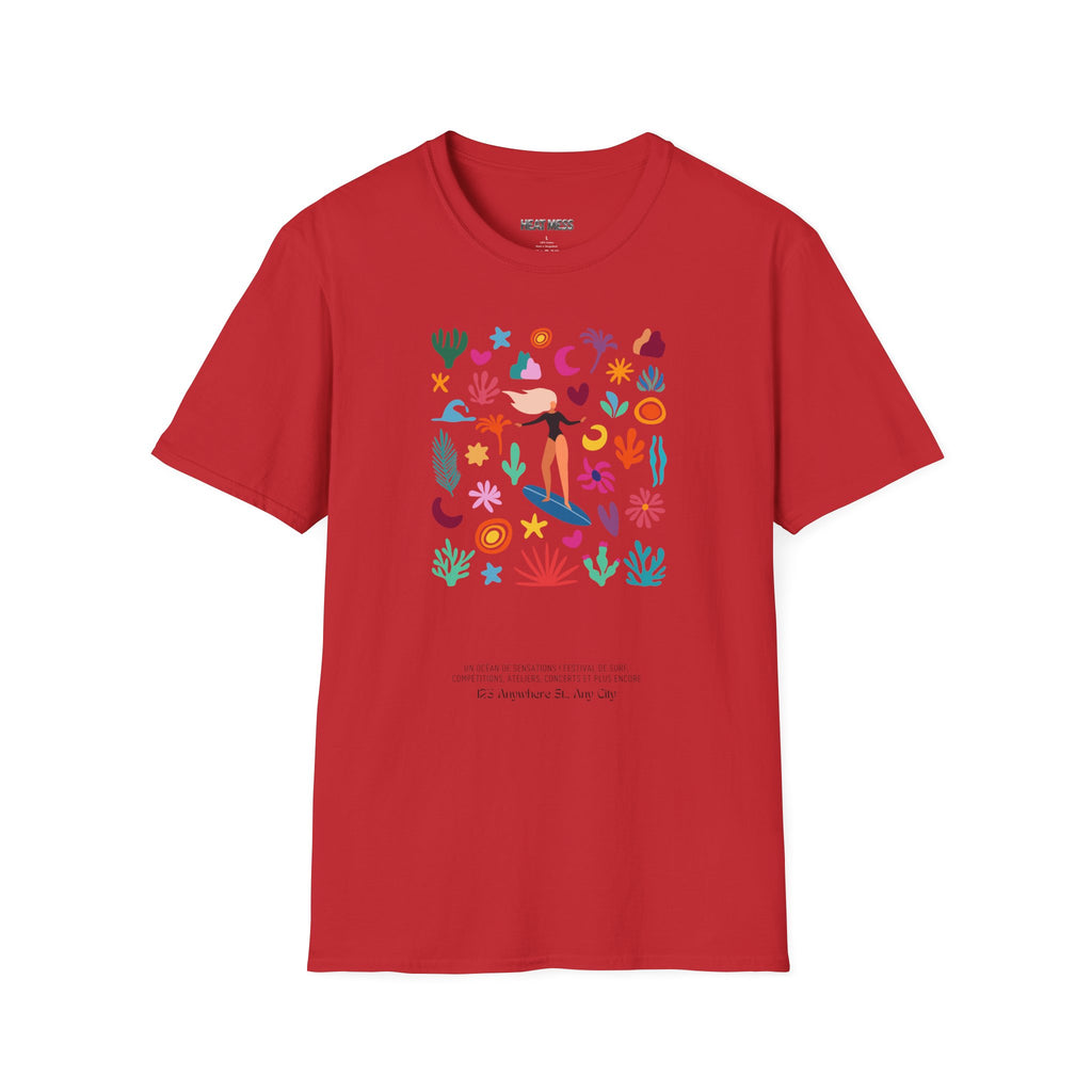 Tropical Surf Graphic Tee - Heat Mess