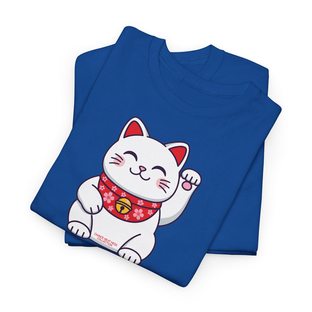 Japanese Good Luck Cat T-Shirt - Heat Mess