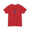 Back with Blue Heart Ski T-Shirt