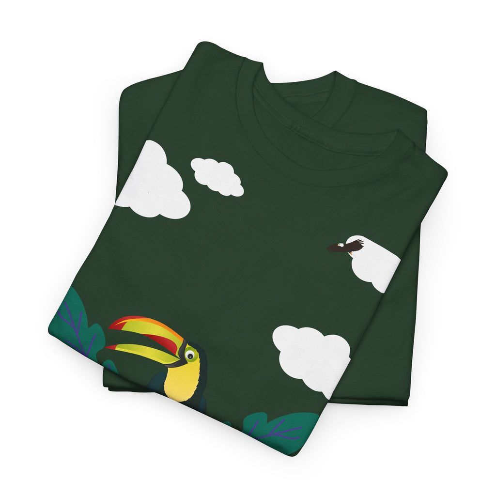 Toucan Tropical Jungle T-Shirt - Heat Mess