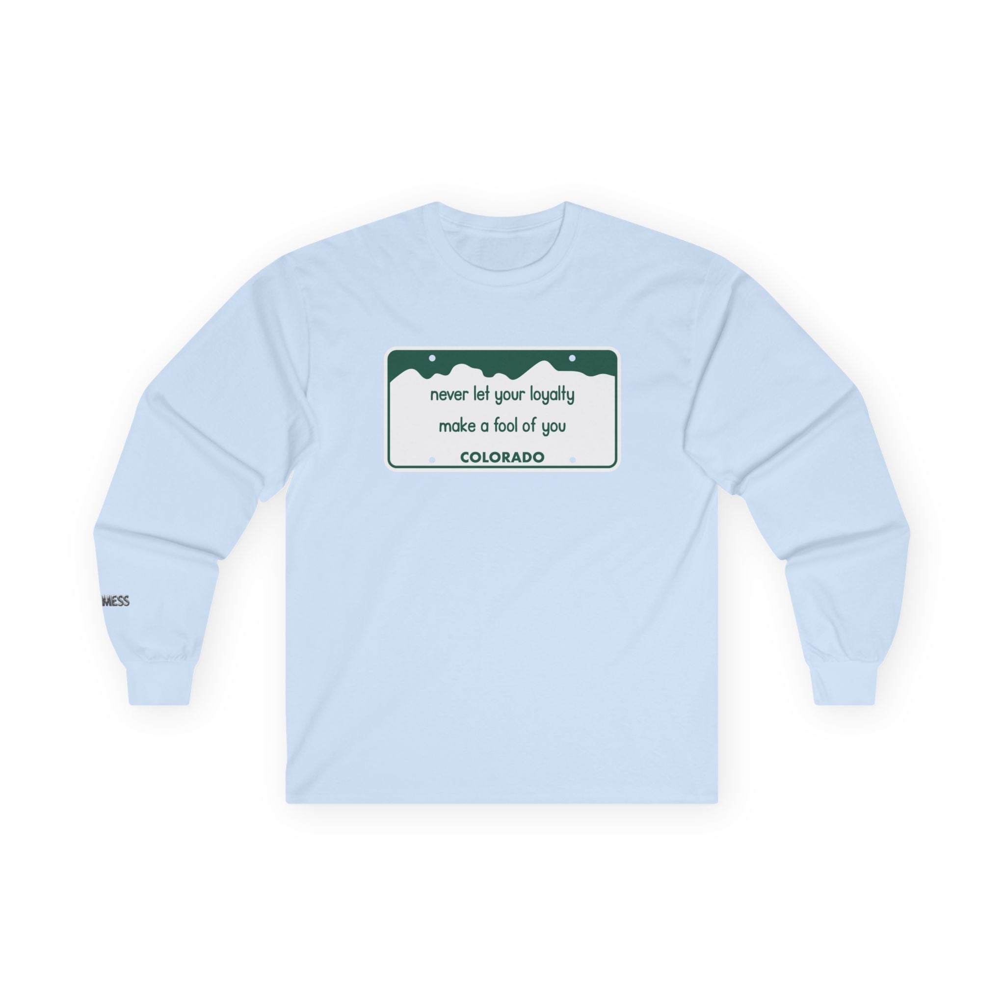Colorado License Plate Long Sleeve T-Shirt - Heat Mess