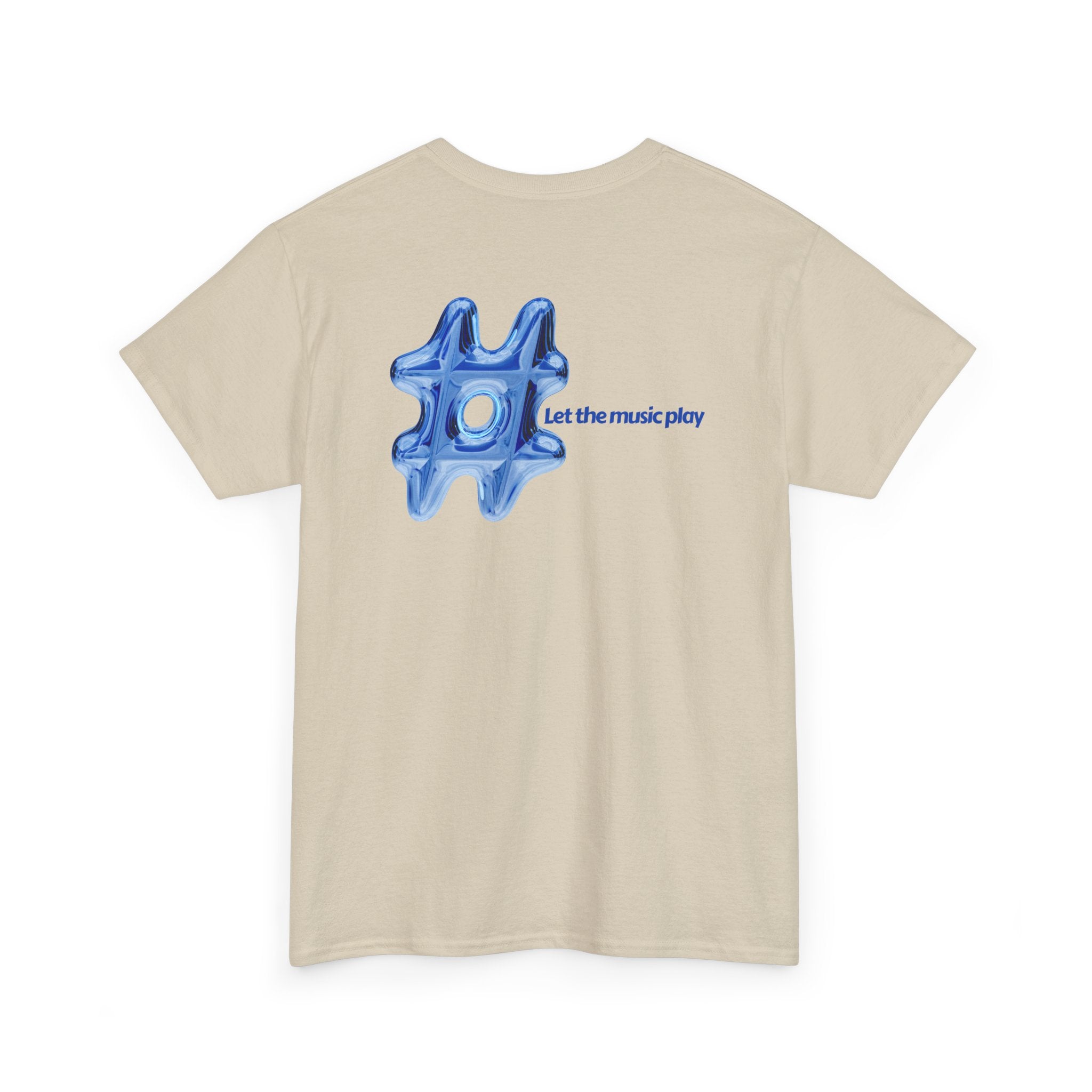 Hashtag Music "Let the music play" T-Shirt - Heat Mess