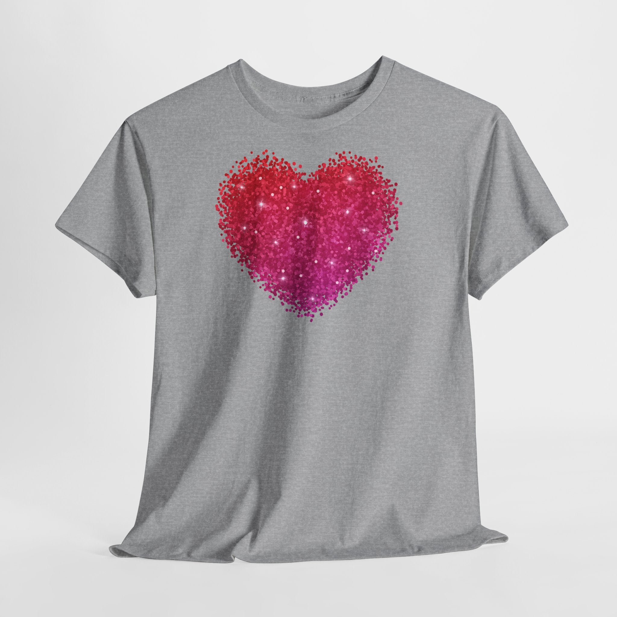 Love Sparkling Heart T‑Shirt - Heat Mess