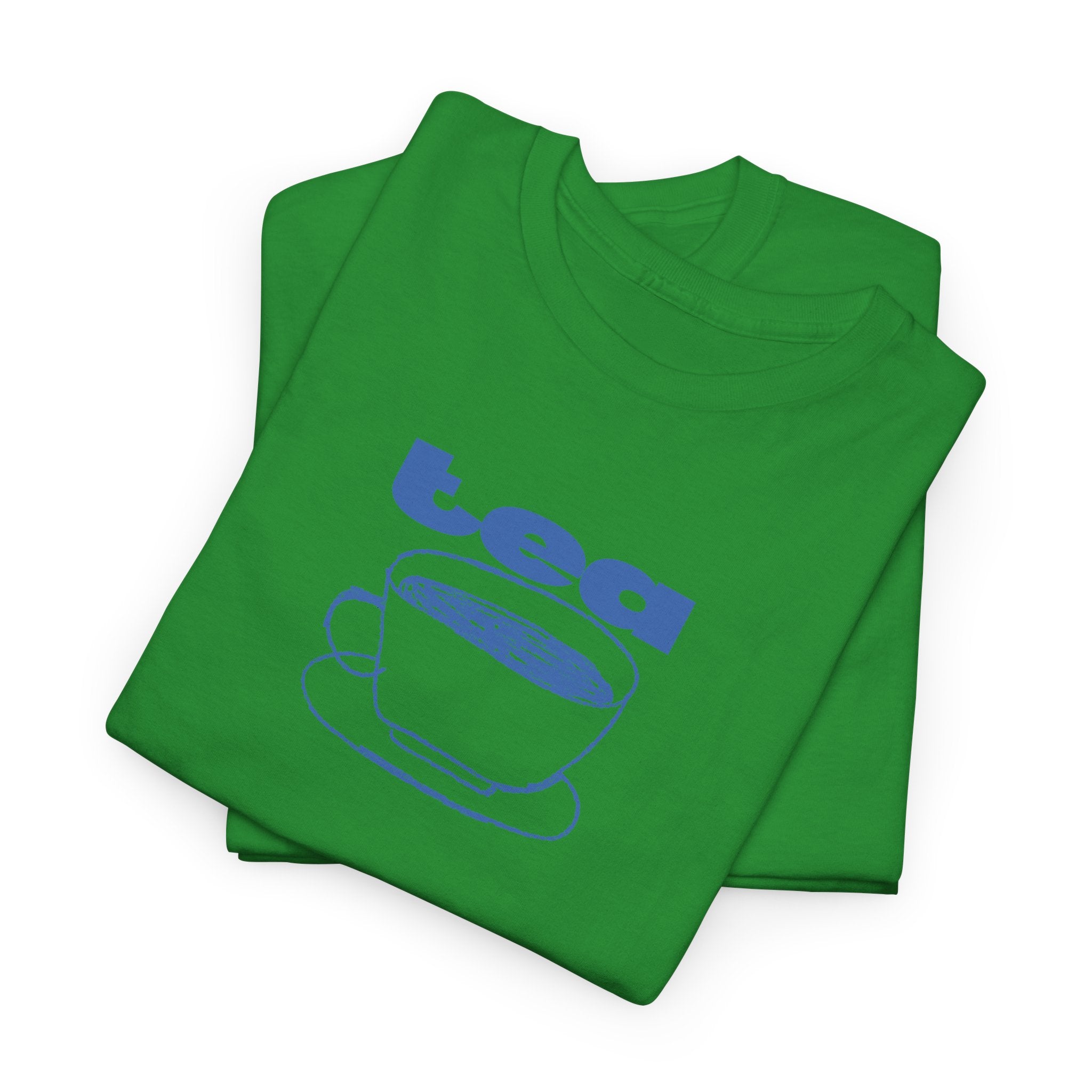 Blue Tea Cup T-Shirt - Heat Mess