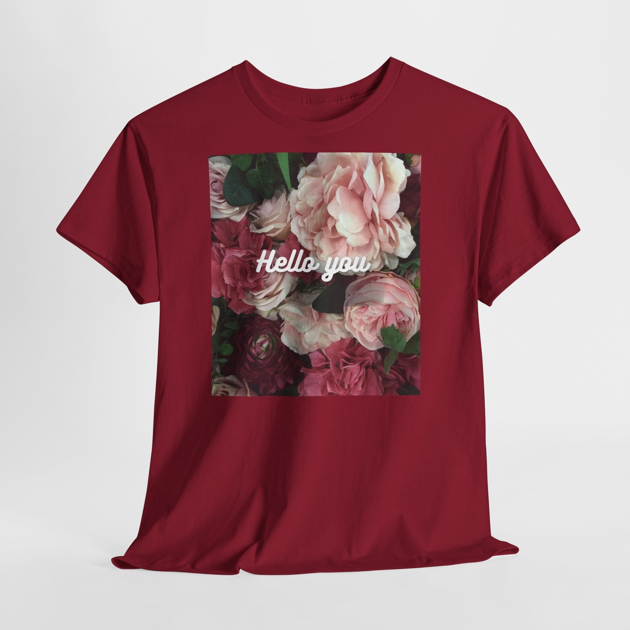 Floral "Hello You" T-Shirt