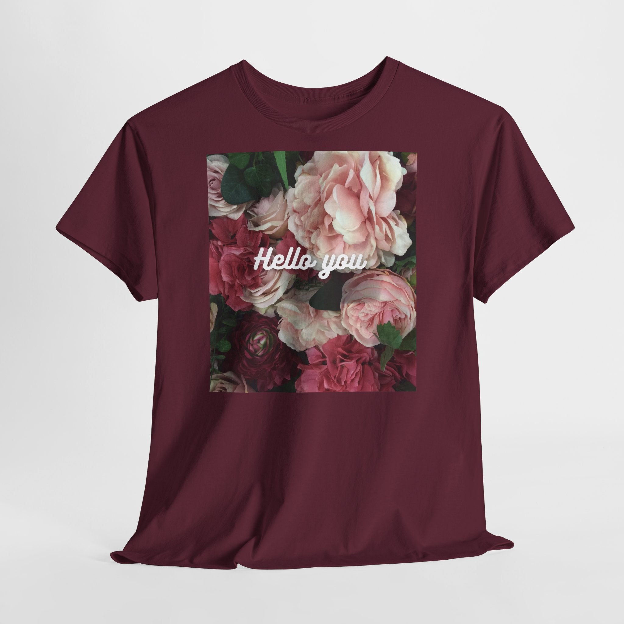 Floral "Hello You" T-Shirt