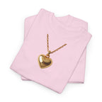 Gold Pendant Necklace T-Shirt - Heat Mess