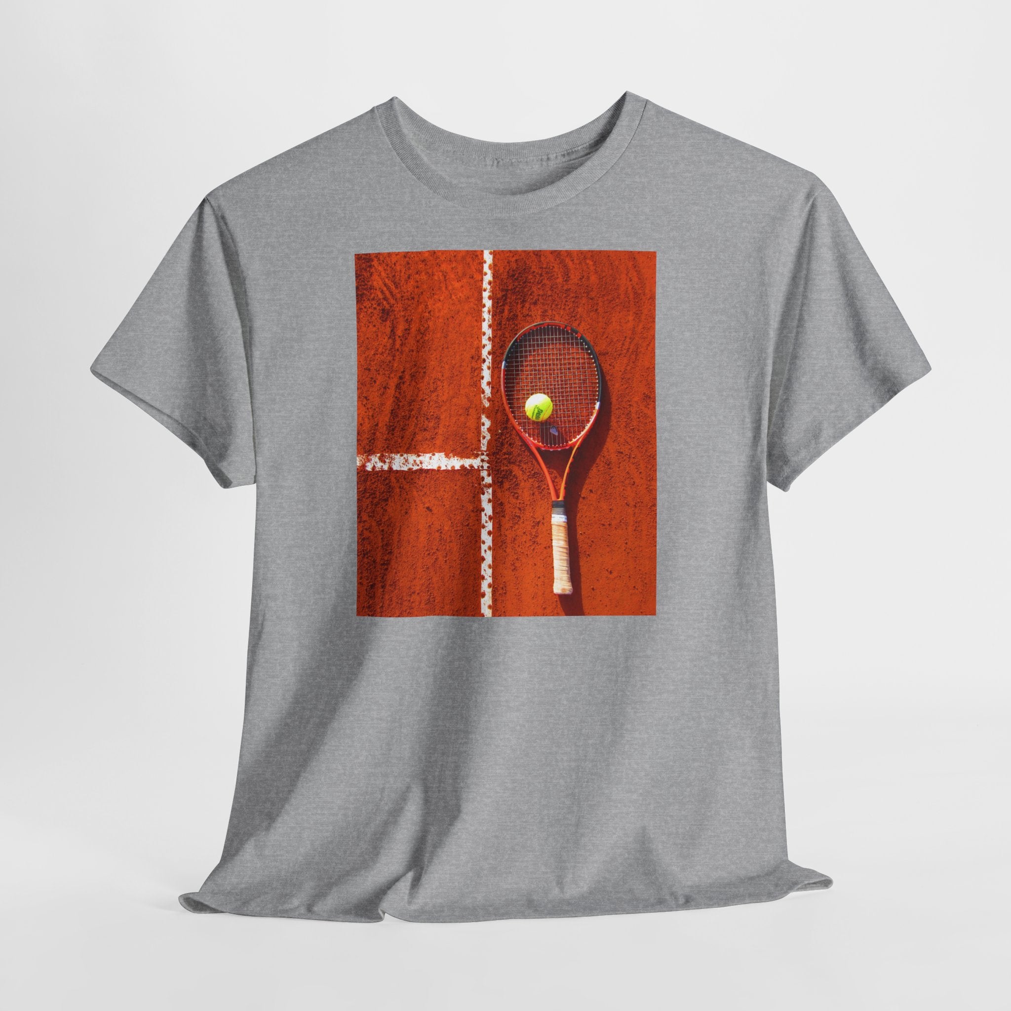 Tennis Racket & Ball T‑Shirt - Heat Mess