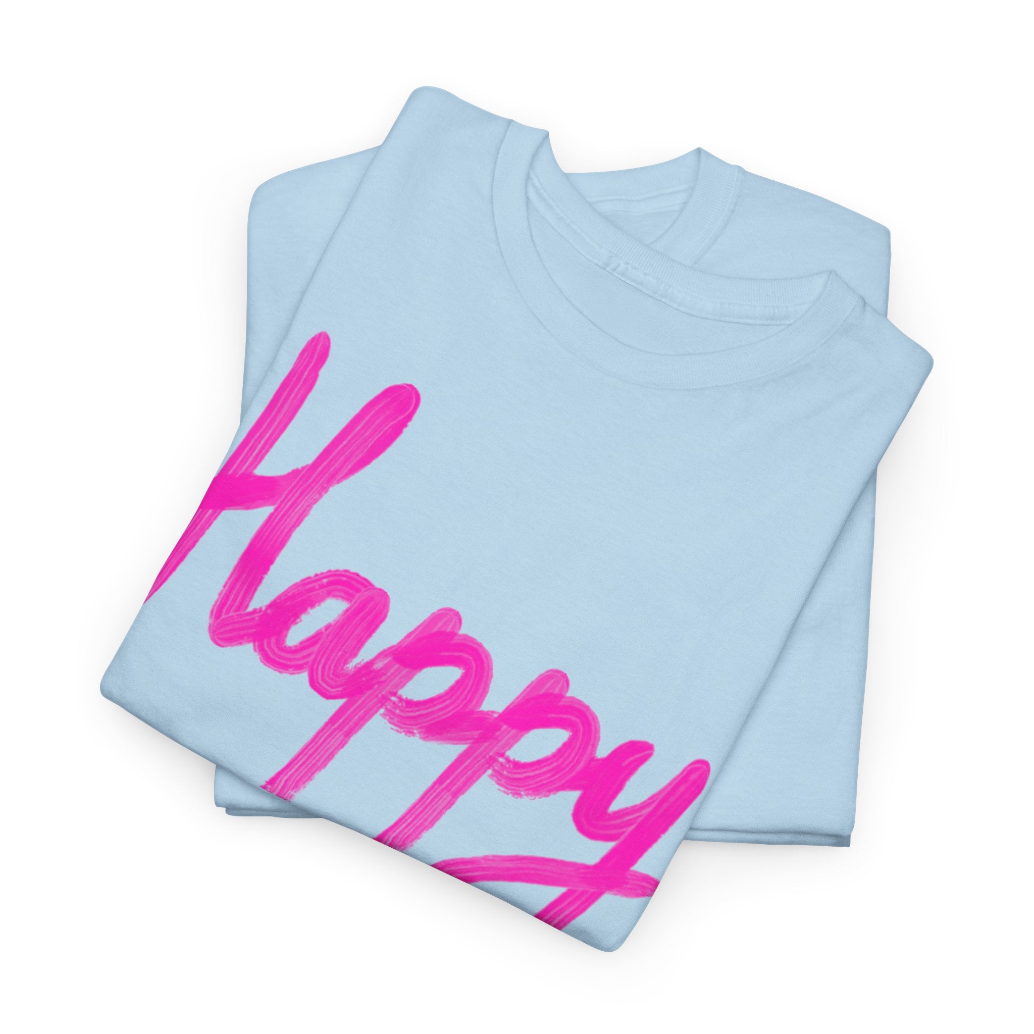 Happy Script T‑Shirt - Heat Mess