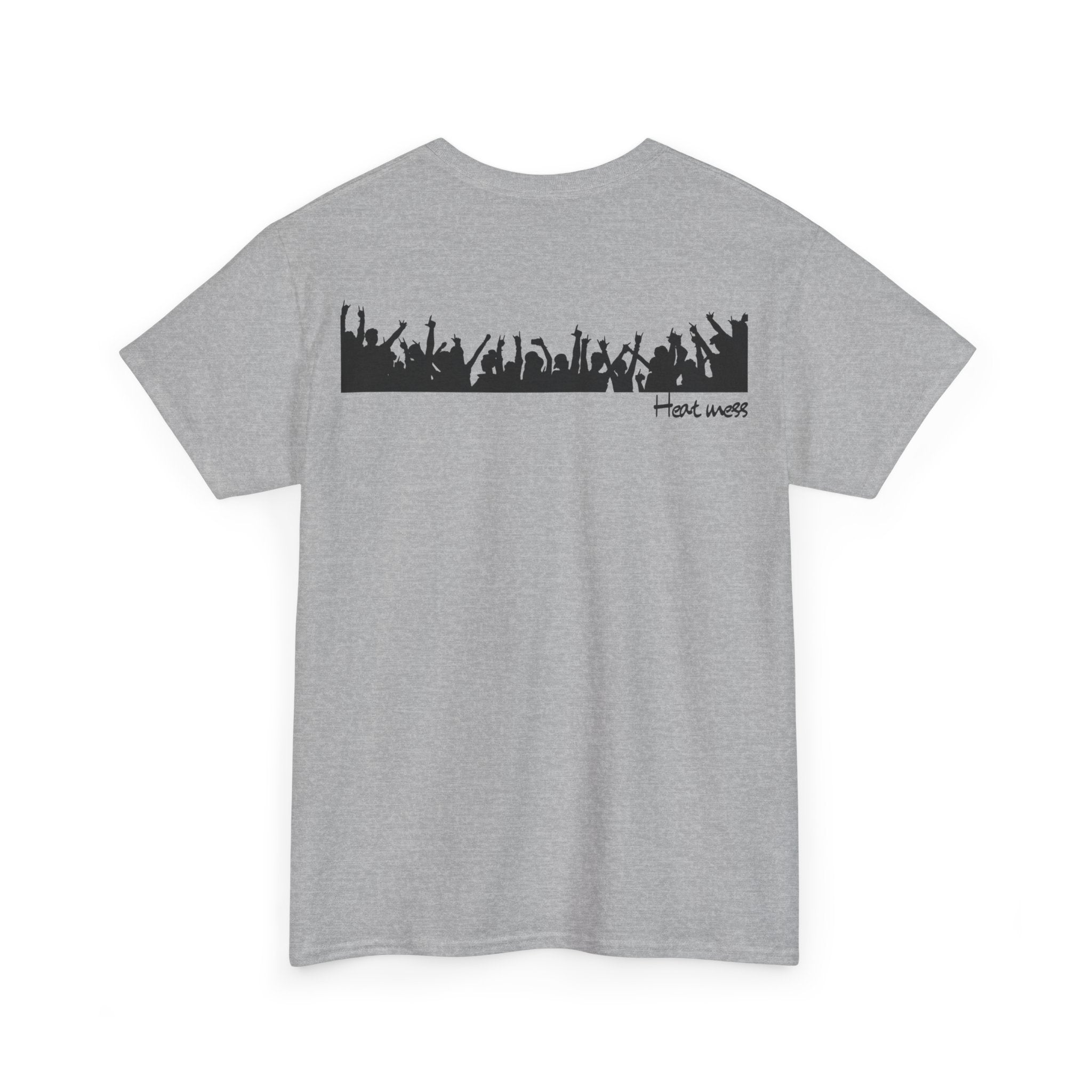 Concert Crowd Silhouette T‑Shirt - Heat Mess