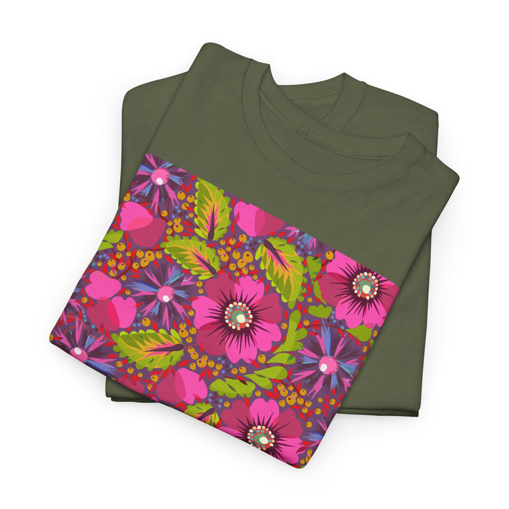 Floral Burst Tee Wildflowers T-Shirt - Heat Mess