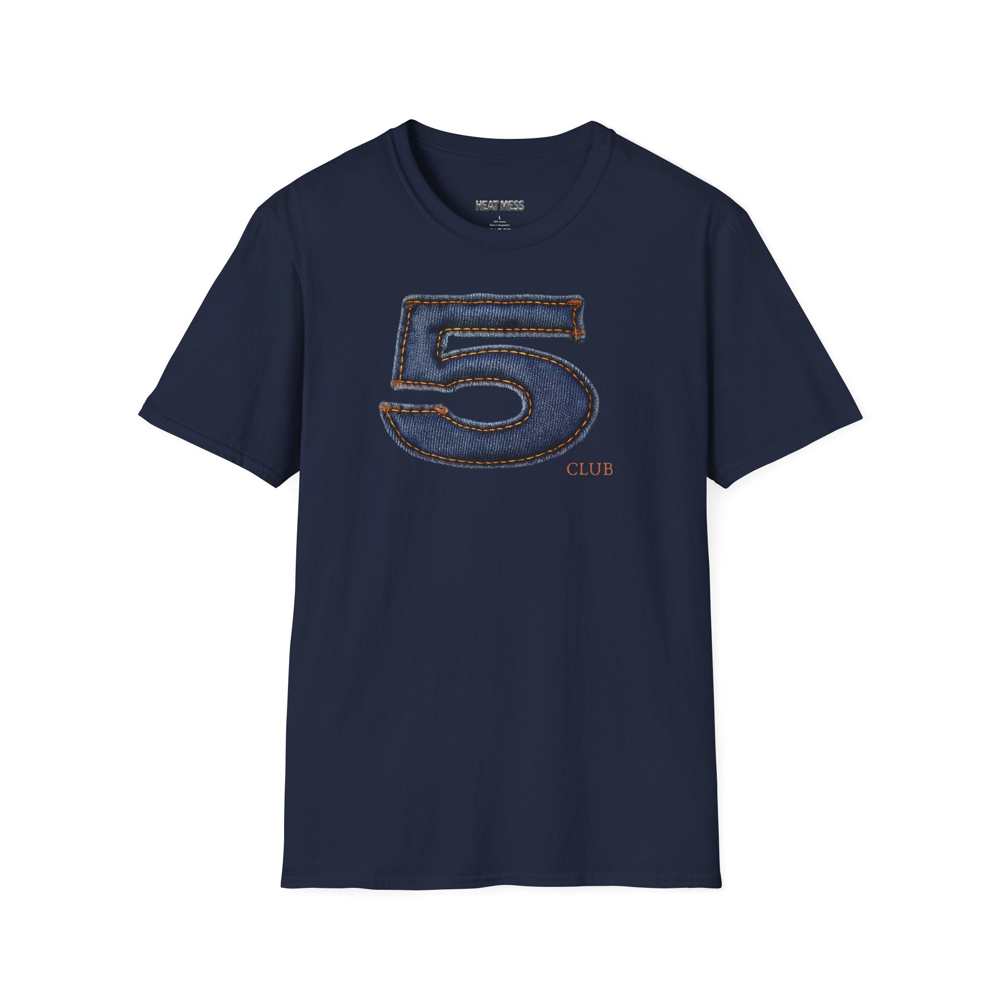Number 5 Denim Chacha T-Shirt - Heat Mess