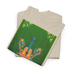 Floral Guitar T-Shirt - Heat Mess