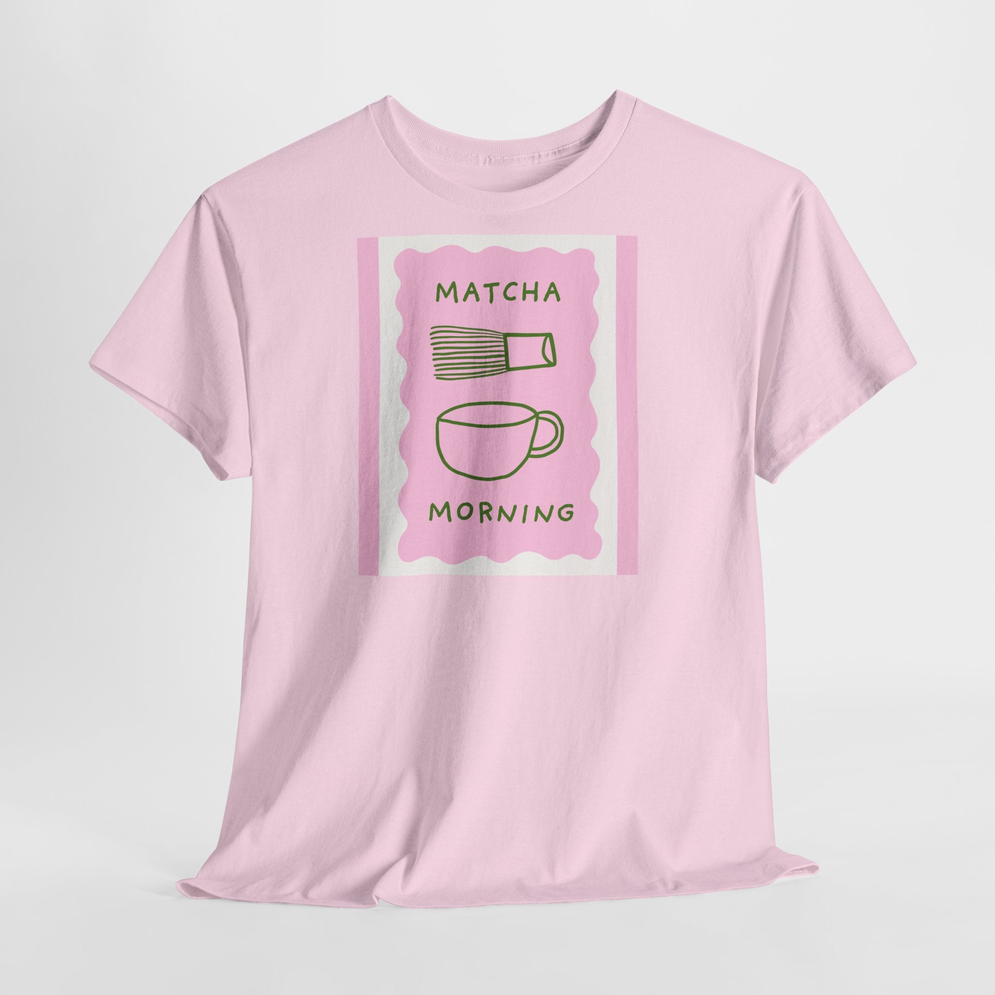 Smart Matcha Morning T-Shirt - Heat Mess