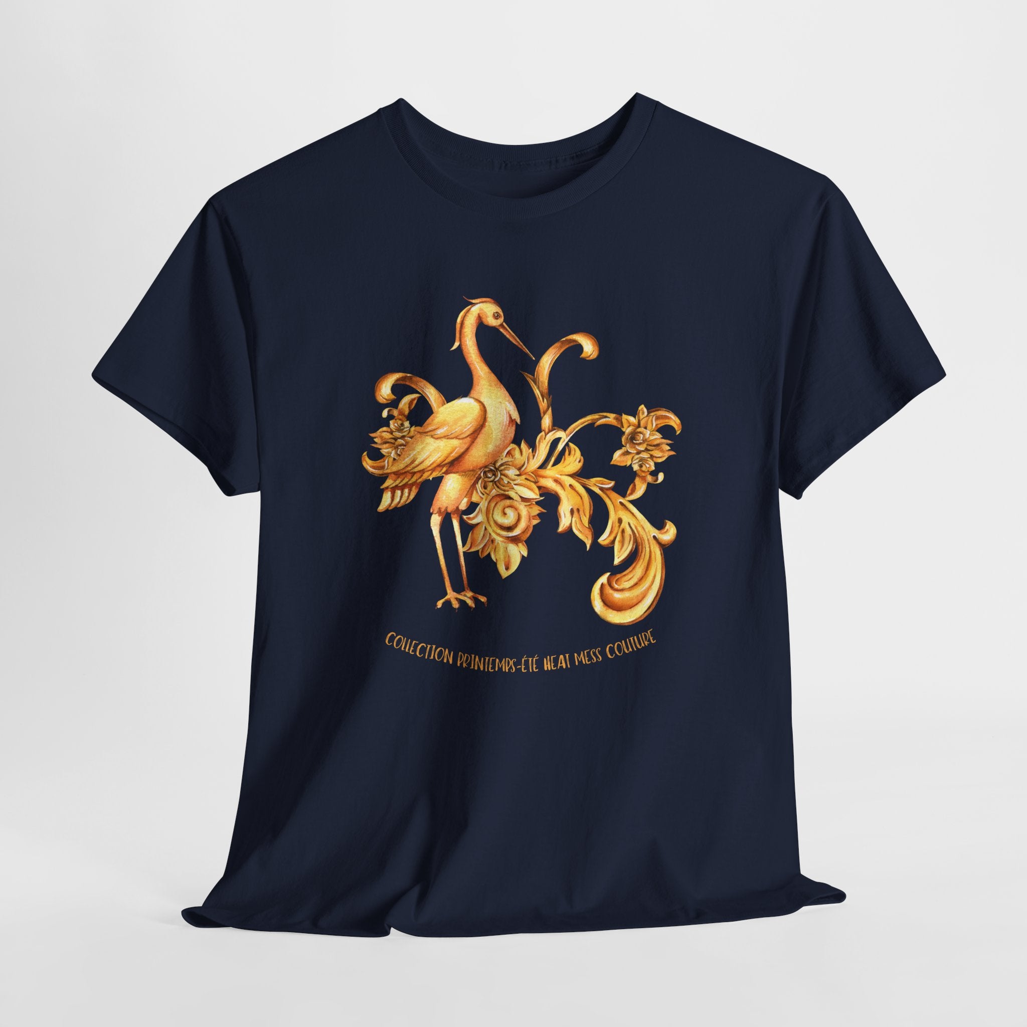 Floral Golden T'Shirt - Heat Mess