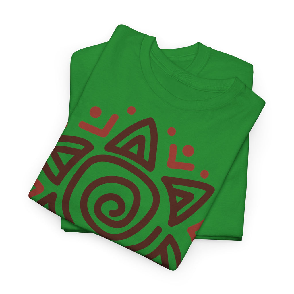 Sun Spiral Boho Tribal Sun T-Shirt - Heat Mess