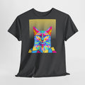 Pop Art Cat T-Shirt - Heat Mess
