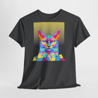 Pop Art Cat T-Shirt - Heat Mess