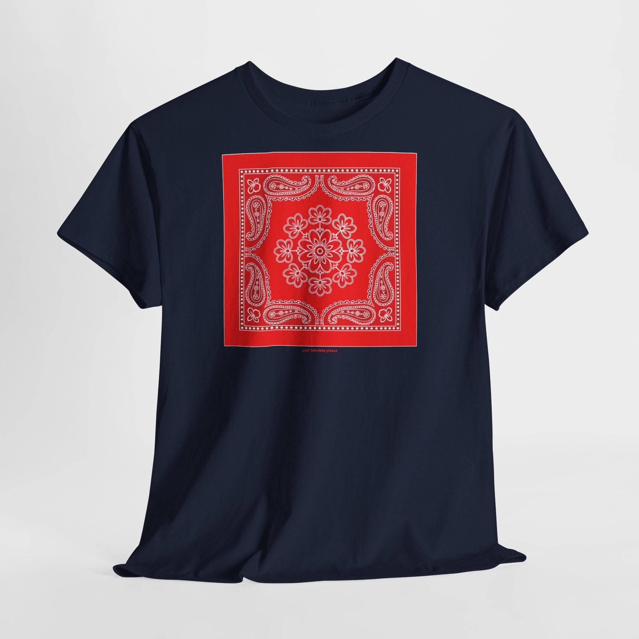 Red Bandana Square T-Shirt - Heat Mess