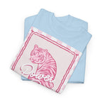 Tiger Power In Pink T-Shirt - Heat Mess