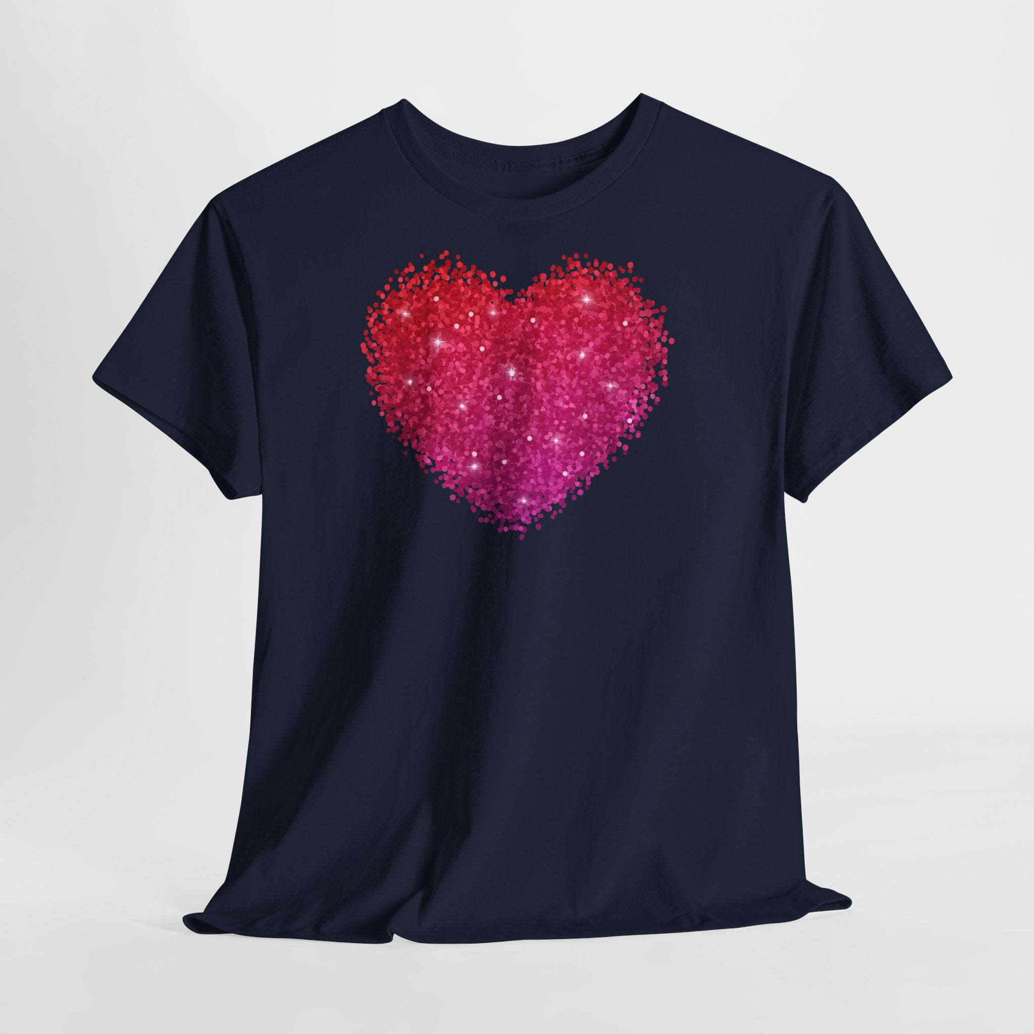 Love Sparkling Heart T‑Shirt - Heat Mess