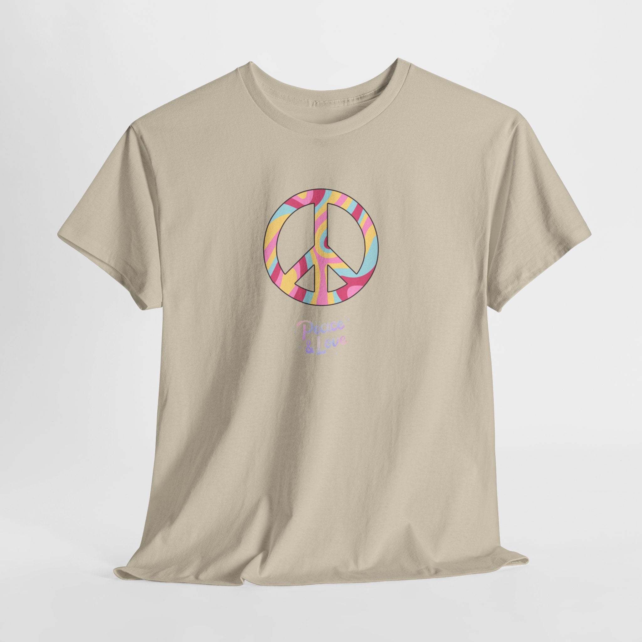Peace Sign Tie-Dye T-Shirt - Heat Mess
