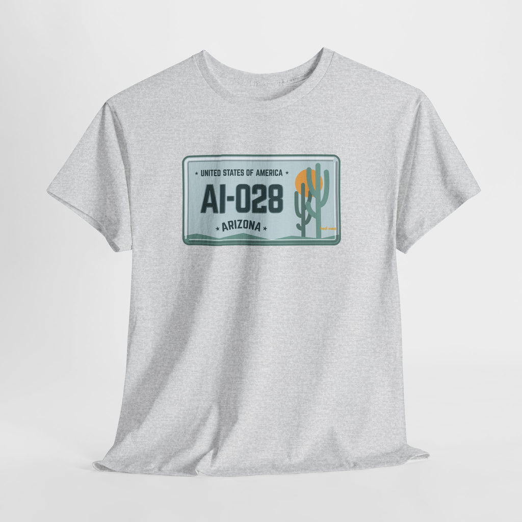 Arizona License Plate T‑Shirt - Heat Mess