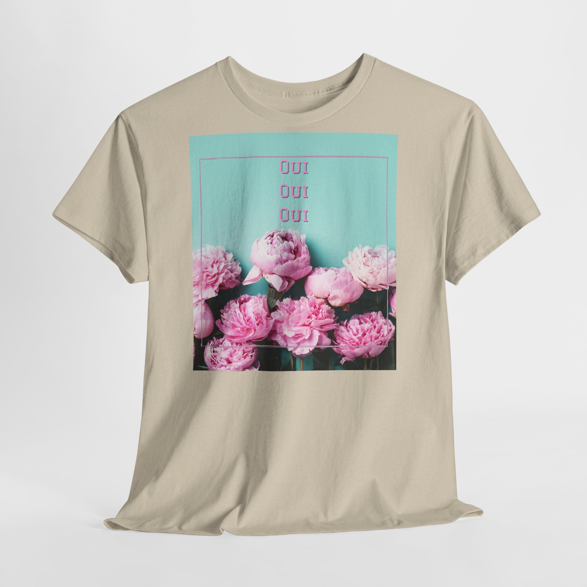Floral 'Oui Oui' T-Shirt