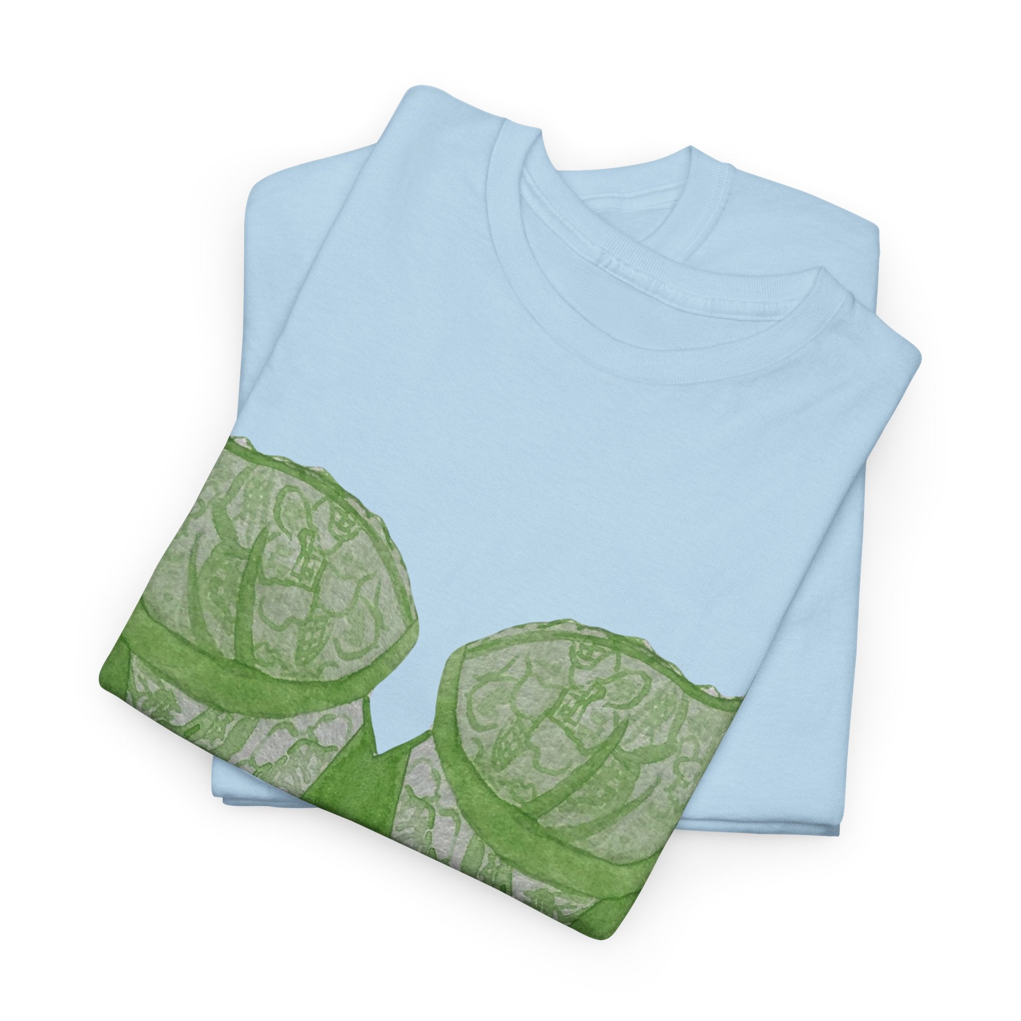 Green Lace Bralette T-Shirt - Heat Mess