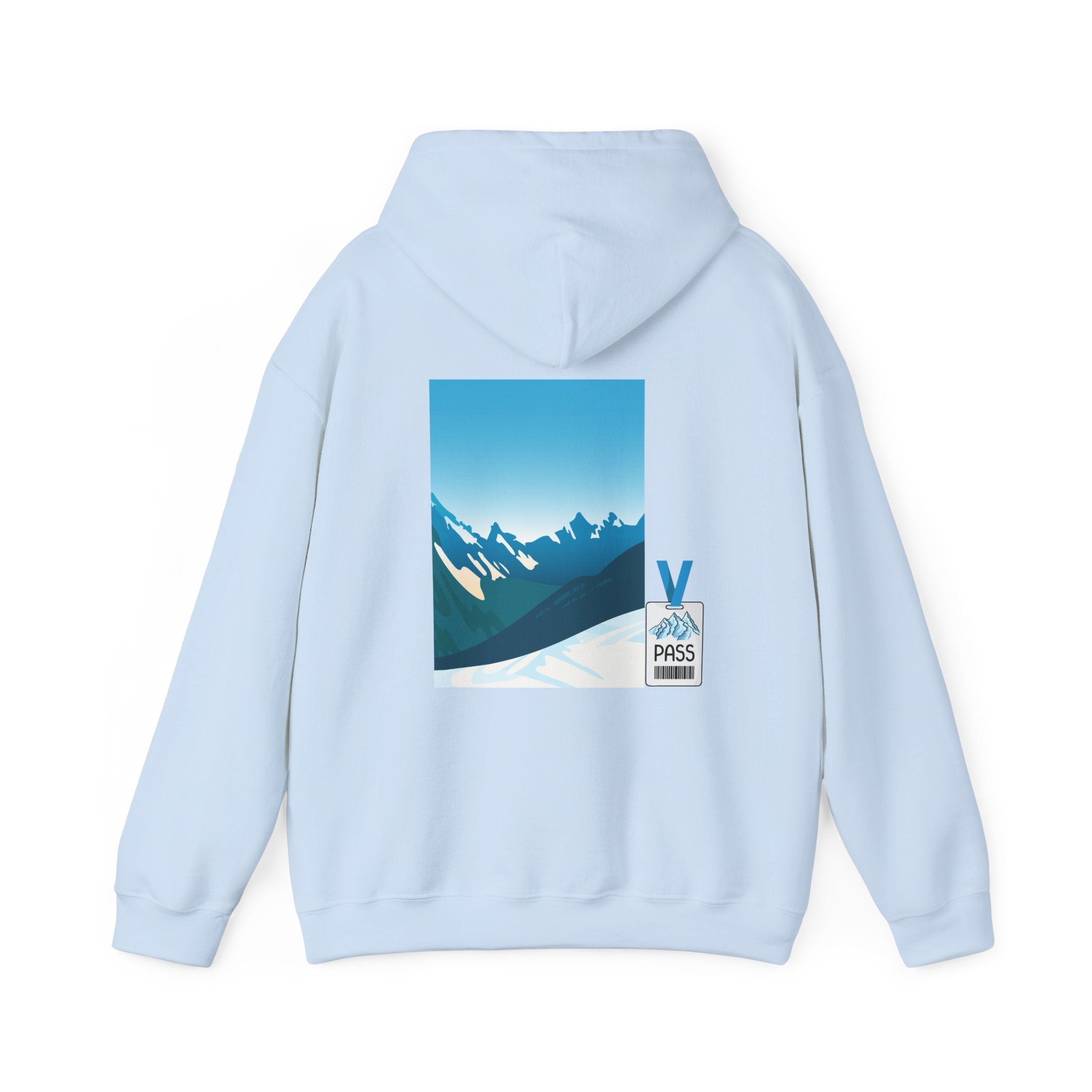 Ski Pass Mountain Hoodie - Heat Mess