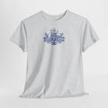 Scenic Cottage Blue Toile T-Shirt - Heat Mess