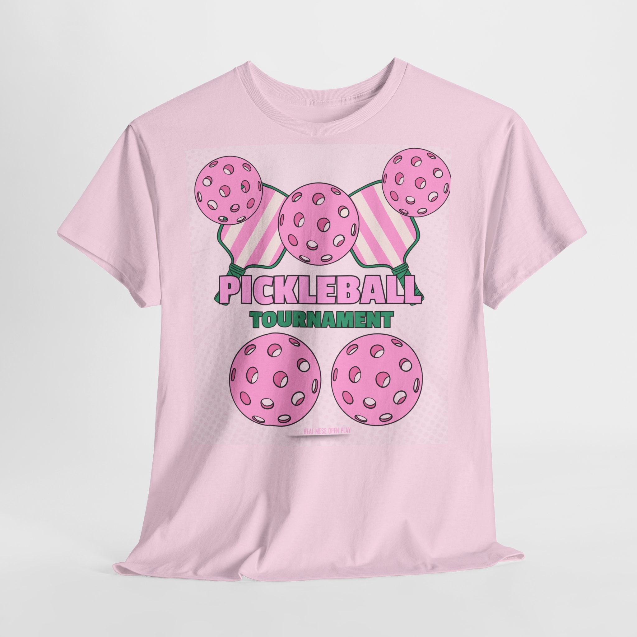 Pickleball Tournament T-Shirt - Heat Mess