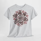 Sun Spiral Boho Tribal Sun T-Shirt - Heat Mess