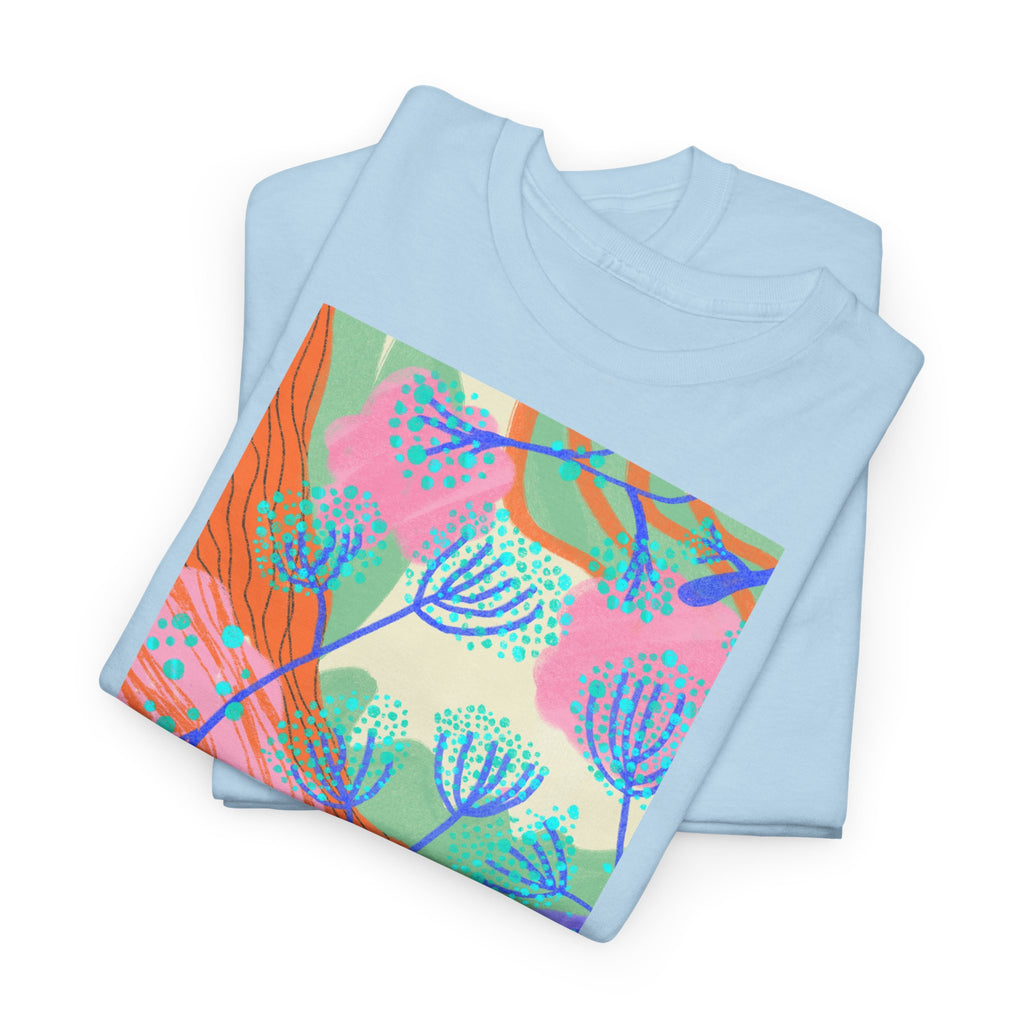 Floral Pastel Abstract T-Shirt - Heat Mess